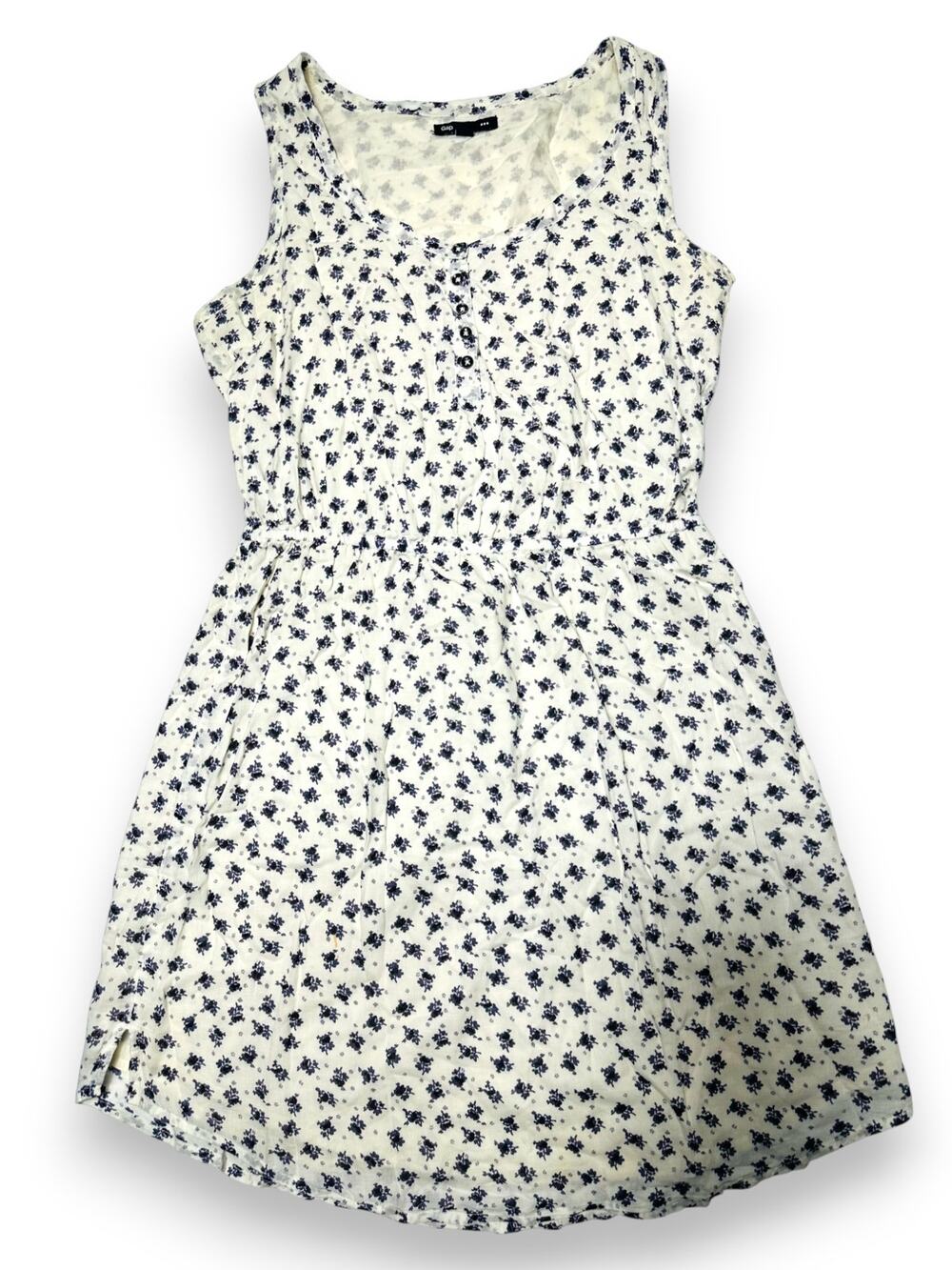 GAP Sleeveless Button Front Floral Dress Size Small